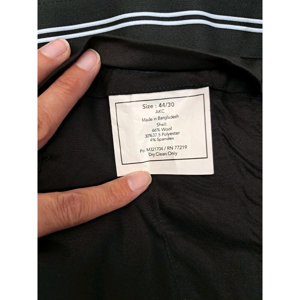 Awearness Kenneth Cole Men's Blue CHILLFLEX Slim Fit Suit Pants - 44x33 New - Picture 6 of 6